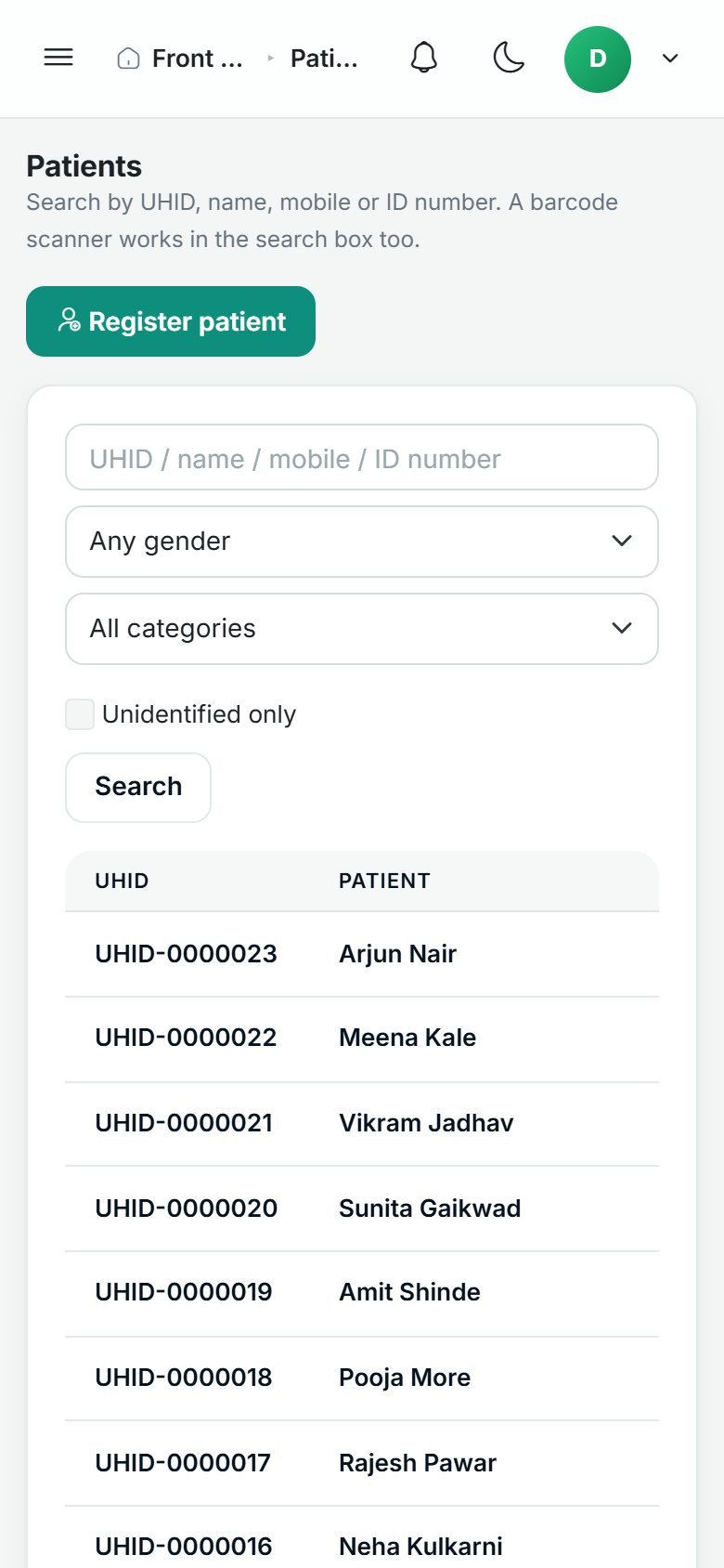 Beyond patients on mobile